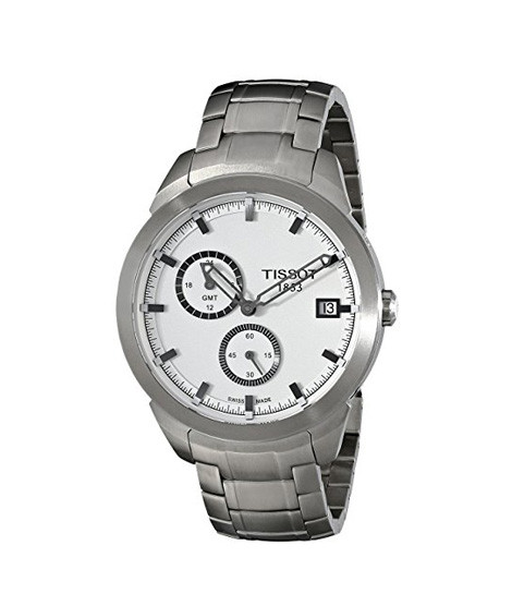 iShopping - Tissot Titanium GMT Men's Watch Silver (T0694394403100)