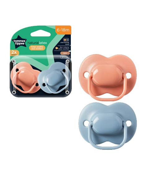 iShopping - Tommee Tippee Cherry Latex Soother 6-18M Pack Of 2 (TT 433533)