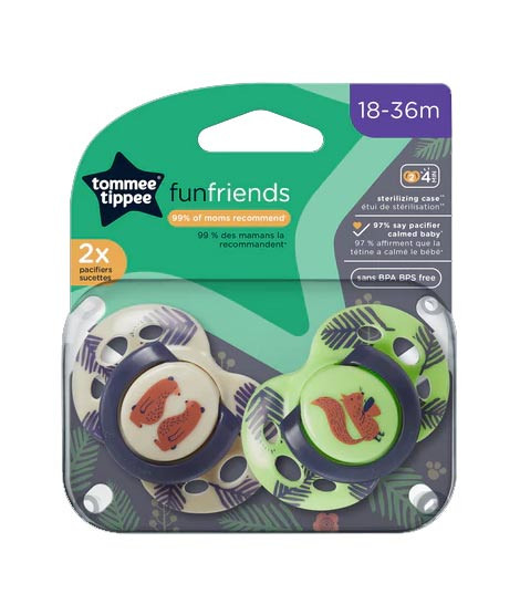 iShopping - Tommee Tippee Fun Style Pacifiers 18-36M Pack Of 2 (TT 533461)