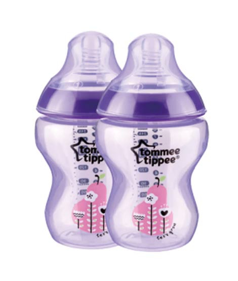 iShopping - Tommee Tippee Close To Nature Tinted Bottle Purple 260ml Pack Of 2 (TT 422583)
