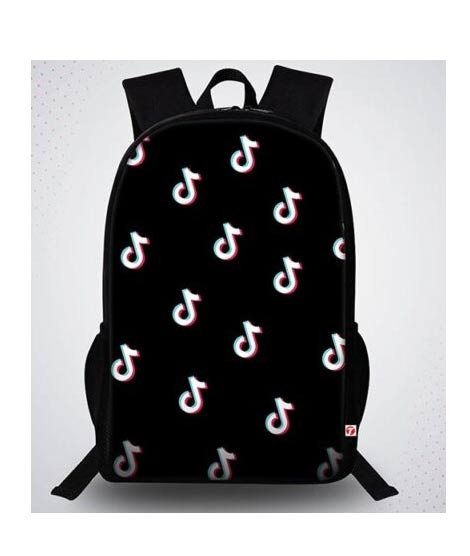 iShopping - Traversa Tik Tok Digital Printed Backpack (T166TWH)