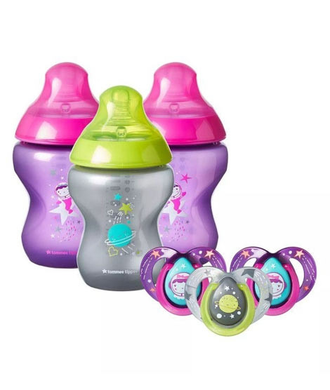 iShopping - Tommee Tippee Boldly Go Baby Bottle & Pacifier Pack Of 6 (TT 422811)