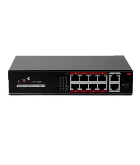iShopping - Pollo 8-Port AI PoE Network Switch With 2GB Uplink (PLN-1108MGB)