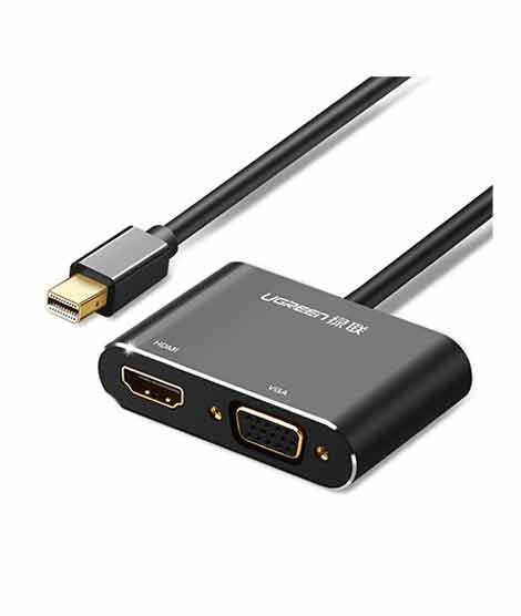 iShopping - Ugreen 2-in-1 Mini DP to HDMI VGA Converter