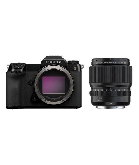 iShopping - Fujifilm GFX100S Mirrorless Camera + 80mm f/1.7 R WR Lens Black
