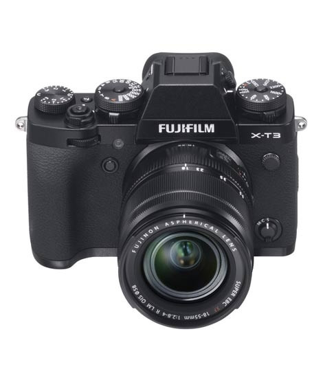 iShopping - Fujifilm X-T3 Mirrorless Camera with 18-55mm Lens Black