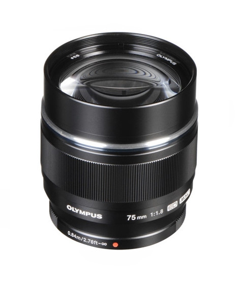 iShopping - Olympus M.Zuiko Digital ED 75mm f/1.8 Lens Black