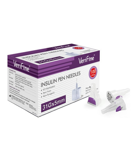 iShopping - VeriFine 31G 5mm Insulin Pen Needles - 100 Pcs