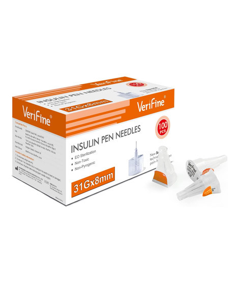 iShopping - VeriFine 31G 8mm Insulin Pen Needles - 100 Pcs