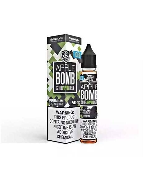 iShopping - VGOD Saltnic Apple Bomb Sour Apple Belt Iced Pod Flavour 50mg
