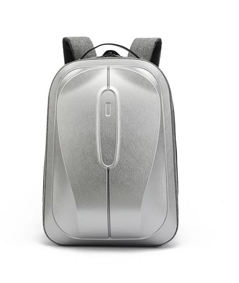 iShopping - Aopinyou Hard Case Laptop Backpack For Men Grey (AP-36)