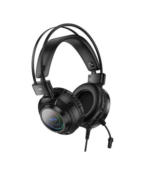 iShopping - Hoco Resource Gaming Wired Headphone Black (W110)