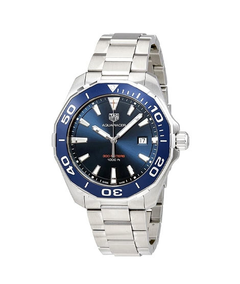 iShopping - TAG Heuer Aquaracer 43mm Men's Watch Silver (WAY101C.BA0746) - Without Warranty