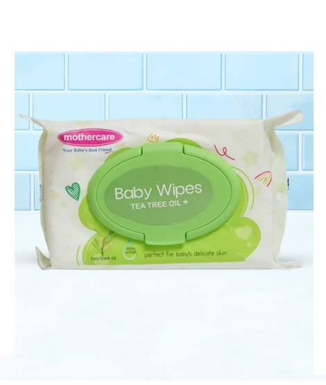 iShopping - Mothercare Tea Tree Oil Baby Wipes White - 80 Pcs