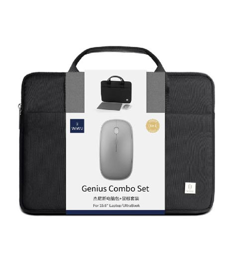 iShopping - Wiwu 3 in 1 Combo Set Laptop Bag With Mouse & Mouse Pad