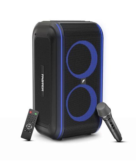 iShopping - Faster BashBeats Bluetooth Speaker Black (X550)