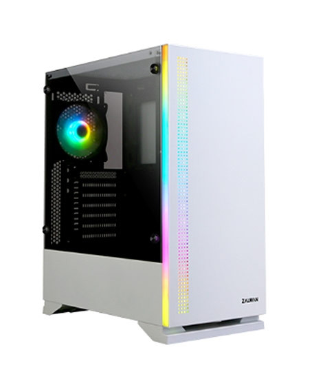iShopping - Zalman S5 ATX Mid Tower PC Case White