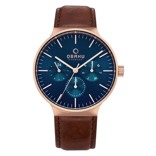 iShopping - Obaku Mos Amber Watch For Men's Dark Brown (V229GMVLRN)