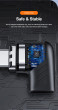 iShopping - KUULAA 120W Magnetic Elbow USB Type C Connector Black