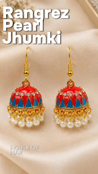 iShopping - House Of Nar Rangrez Pearl Jhumki
