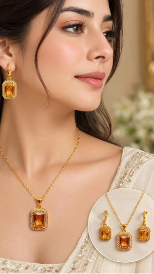 iShopping - House Of Nar Amber Grace Locket Set