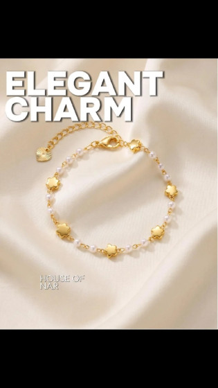 iShopping - House Of Nar Luna Pearl Bloom Bracelet