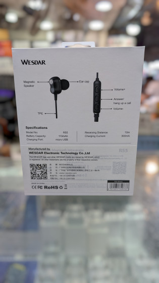 iShopping - WESDAR R55 Bluetooth Wireless Neckband Handsfree