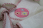 iShopping - Home N Baby Flower Design Baby Bathrobe White / Pink