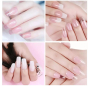 iShopping - Poly Gel Nail Polish Kit For Nail Extensions 5pcs/Set - Soft Pink
