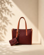iShopping - HBH Daily Tote Maroon (with mini-wallet)
