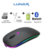 iShopping - Books Valley LUNAR LR-161 Rechargeable Wireless Mouse - Black