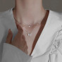 iShopping - Jshopping Butterflies Dual Layer Chain Fashion Necklace