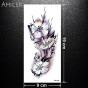 iShopping - Ferozi Traders Dark Rose Flowers Temporary Tattoo Stickers