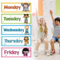 iShopping - Artisticvalley Headliners Set Day of the Week Classroom Decorations