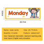iShopping - Artisticvalley Headliners Set Day of the Week Classroom Decorations