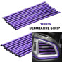 iShopping - Ferozi Traders Car Air Conditioner Molding Strips Pack Of 10 Purple