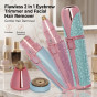 iShopping - Flawless 2 in 1 Eyebrow Trimmer and Facial Hair Remover For Women