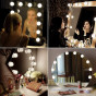 iShopping - Led Vanity Mirror Lights with 10 Dimmable Bulbs 3 Color Modes