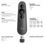iShopping - Logitech R500 Laser Presentation Remote Black (910-005388)