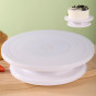 iShopping - AGM Cake Decorating Turntable Stand,Cake Turntable Revolving Cake Decorating Stand | 360� Rotating, 28 cm, Plastic, White