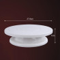 iShopping - AGM Cake Decorating Turntable Stand,Cake Turntable Revolving Cake Decorating Stand | 360� Rotating, 28 cm, Plastic, White