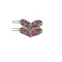 iShopping - Wish Heart Design Metal Hair Clip For Girls 1Pcs (0041)