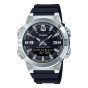 iShopping - Casio Analog + Digital Black Strap Watch For Men (AMW-870-1A)