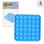 iShopping - Alsimba Push Popit Bubble Square Purple Shape Silicone Toy for Kids (AS-0005)