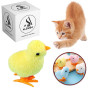 iShopping - Alsimba 1 Pcs Hopping Plush Chicken Toy for Cats - Yellow (AS‑0020)