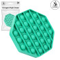 iShopping - Alsimba Green Octagon Pop It Toy Push Bubble Fidget for Kids 5" (AS-0039)