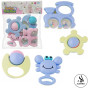 iShopping - Alsimba Baby Rattles Set Pack of 4 Multicolor (AS-0042)