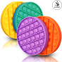 iShopping - Alsimba Push Pop It Bubble Toy – Buy 1 Get 1 Free – 4 Inch Multicolor (AS-0049)