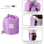 iShopping - Iceland Cosmetic Bag Makeup Organizer Bucket For Travel Purple