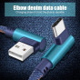 iShopping - Voxlink Fast Charging USB Type C Cable Denim Blue 1m
